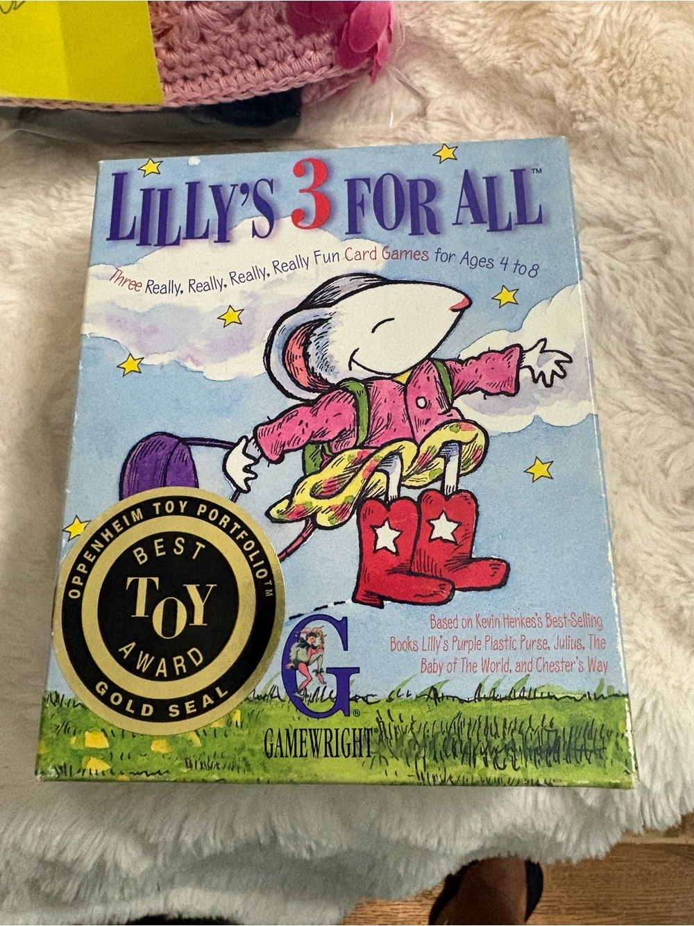 Gamewright Lilly's 3 For All Kids Card Game - Light Blue